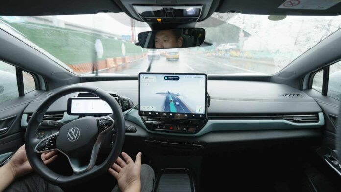 Volkswagen ID.4 self-drives through Beijing using Horizon SuperDrive