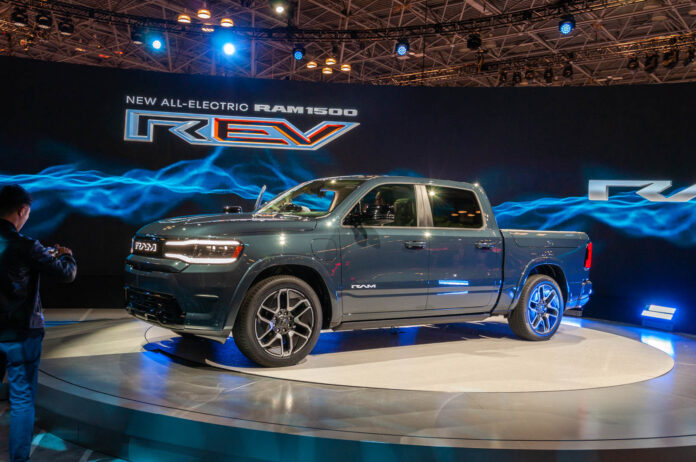 2025 Ram 1500 REV electric truck aims for 500 miles of range
