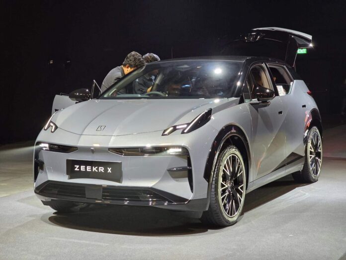 Zeekr X launches in Thailand with two right-hand drive versions