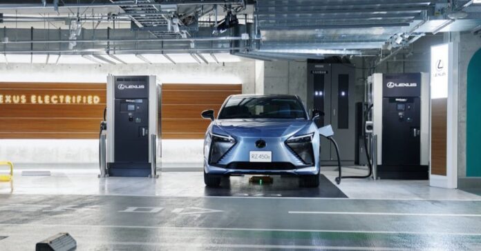 Toyota takes a page from Tesla as it opens Lexus charging stations to other EVs