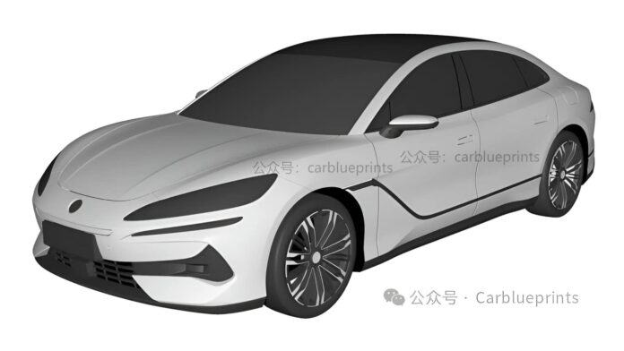 denza z9 sedan patent images