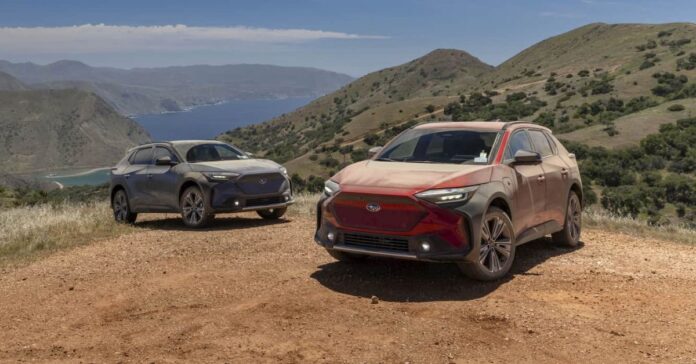 Subaru, Toyota join forces on 3 new electric SUVs citing a ‘huge risk’ of building EVs alone