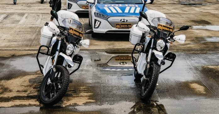 More electric motorcycles take charge at G20 in Bali, escorting electric motorcades