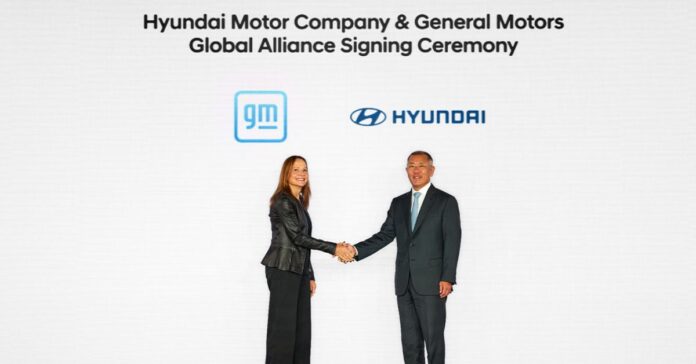 GM and Hyundai to ‘immediately’ explore partnerships in EV development and supply chains