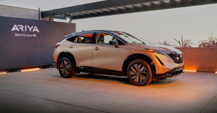 Nissan Ariya electric SUV earns 2023 IIHS top safety award, its highest rating