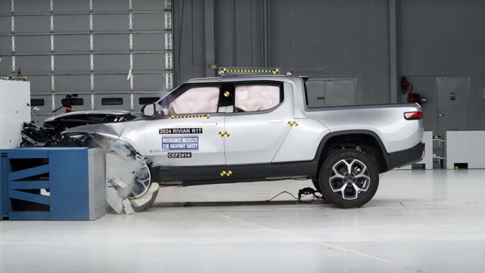 The Rivian R1T Is Safest Truck The IIHS Has Ever Tested
