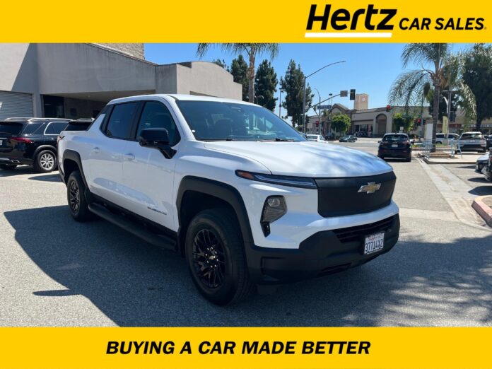 Hertz is trimming its Chevy Silverado EV fleet