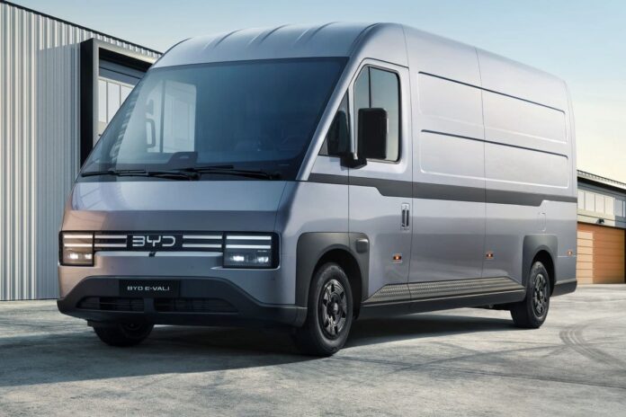 BYD unveils new E-VALI commercial vehicle at German Expo