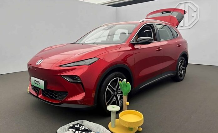 SAIC's MG ES5 all-electric SUV debuts in China with 525 km range