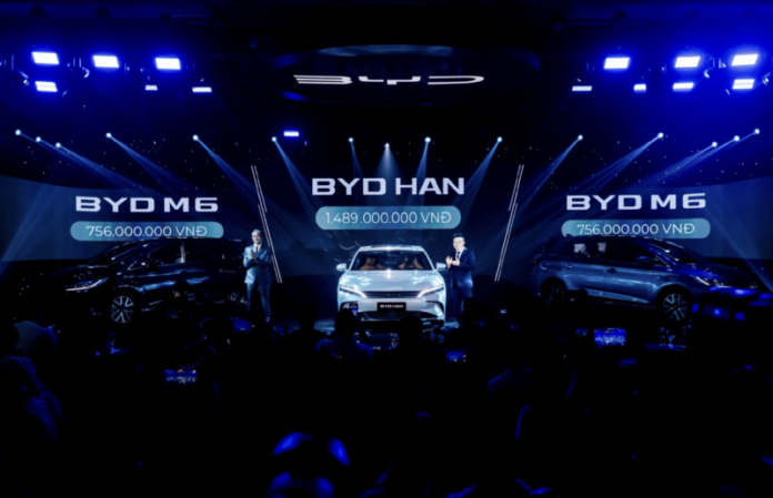 BYD launches the Han EV and M6 MPV in Vietnam