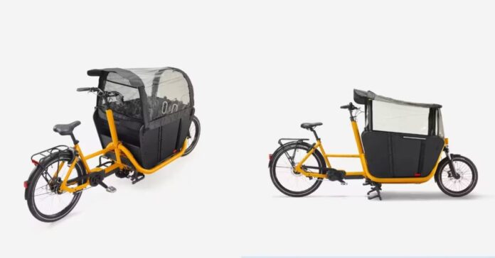 This new electric cargo bike fits five people – and isn’t even that big