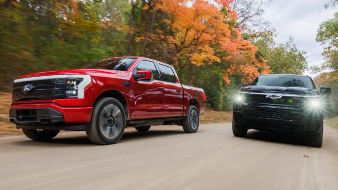 007 F150 Lightning vs Siilverado EV