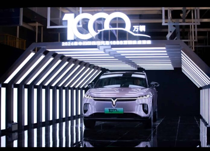 Voyah Courage is China's 10 millionth new energy vehicle in 2024