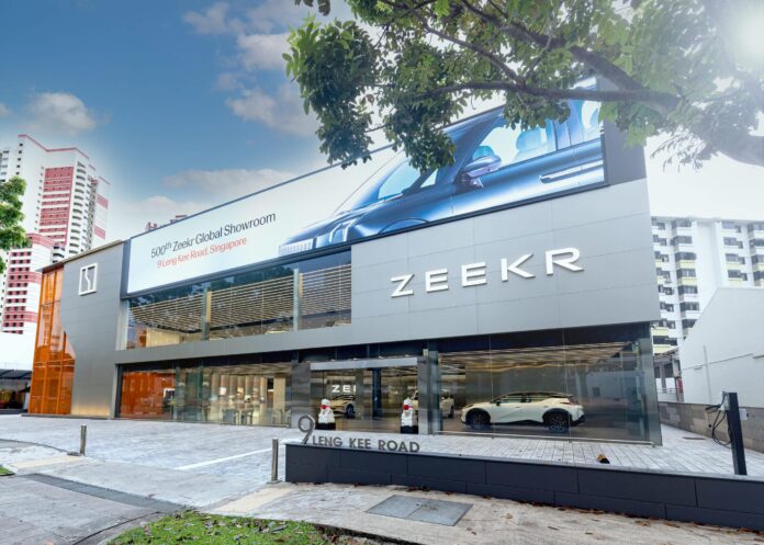 Zeekr opens 500th global showroom in Singapore and launches 009 in local market