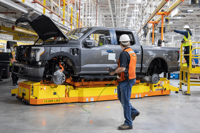 Ford suspends production of the F-150 Lightning electric pickup truck
