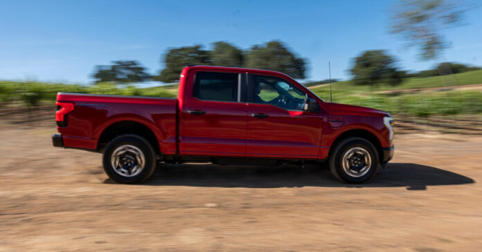 Ford to pause production of F-150 Lightning electric pickup trucks
