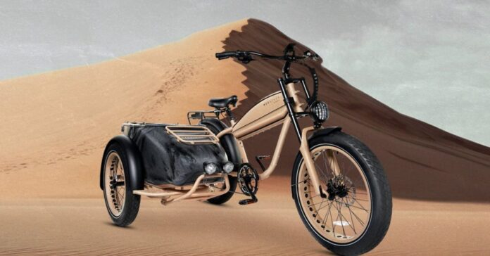 This vintage-themed electric bike and sidecar screams old-school style