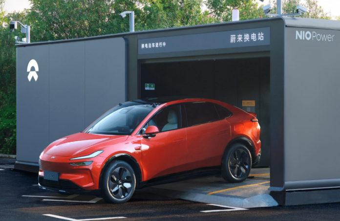 Nio maintains 100,000+ daily battery swaps for five days straight