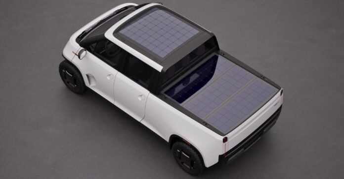 Compact EV truck startup TELO to integrate Aptera solar panels
