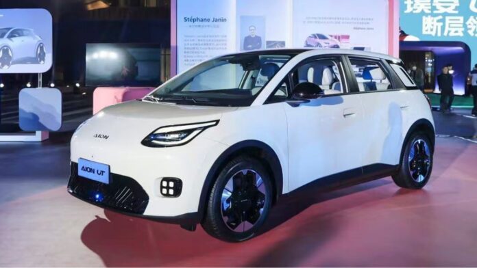 GAC Aion UT started presales in China, it undercuts BYD Dolphin