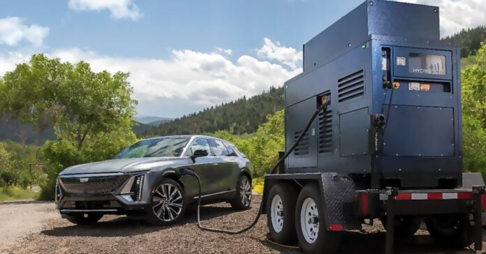 GM is using California wildfires to pilot mobile DC fast chargers