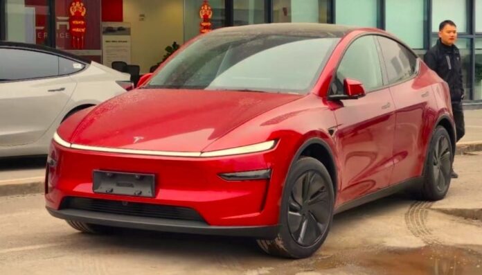 New Tesla Model Y arrived at stores in China