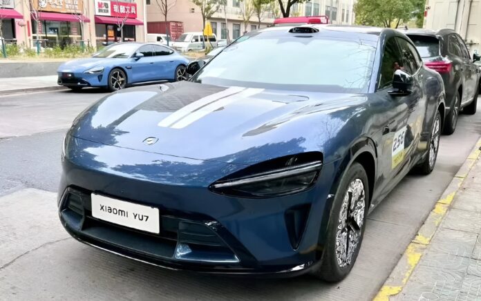 Xiaomi YU7 spotted testing, mid 2025 launch to rival the Model Y