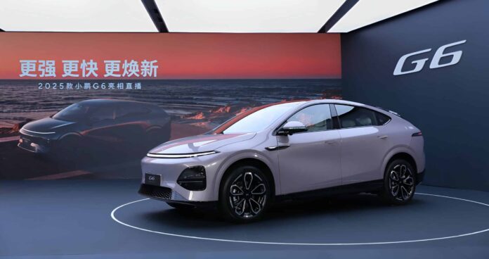 2025 Xpeng G6 launched in China with 81 upgrades, deliveries starts in March