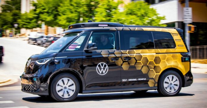 VW kicks off its first US autonomous driving pilot with ID. Buzz EVs