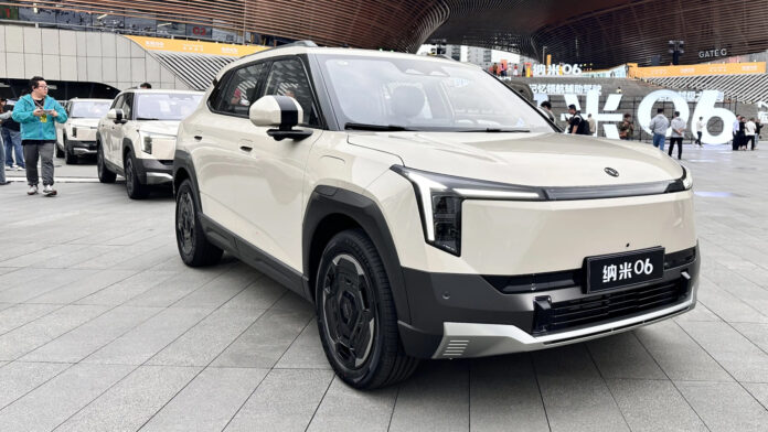 Dongfeng’s electric crossover Nammi 06 started presales – priced at 12,320 USD