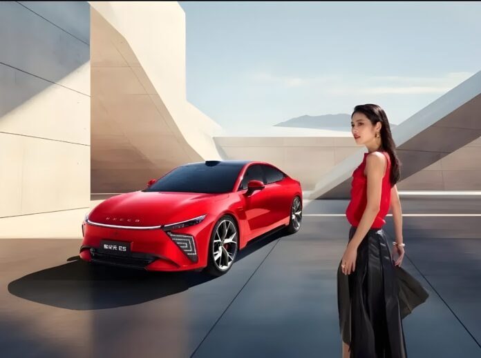 Chery's 2025 Exeed Exlantix ES all-electric sedan with 705 km range launched at 26,300 km