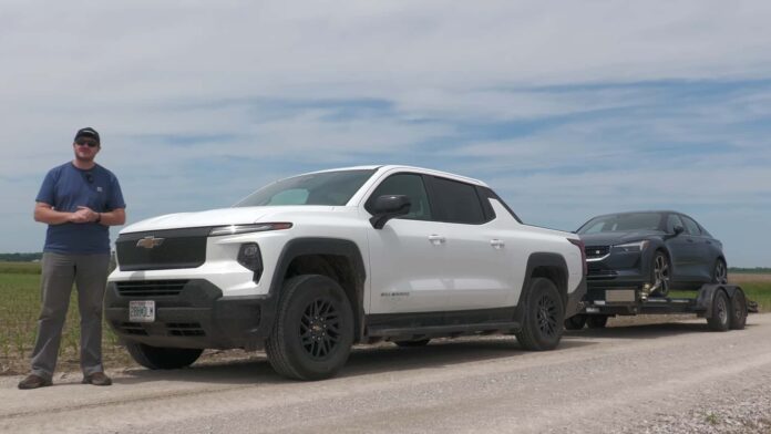 The Base Chevrolet Silverado EV Is The 'Best’ Electric Pickup For Towing: Test
