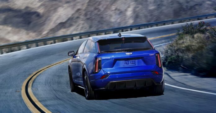Cadillac’s new Optiq-V is an entry-level luxury sports EV with a Tesla NACS port