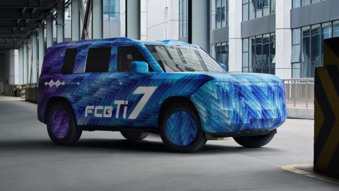 BYD revealed its newest SUV name – the FCB Ti7 is ready for the launch