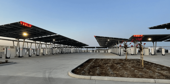 Tesla launches Oasis Supercharger with solar farm and off-grid batteries